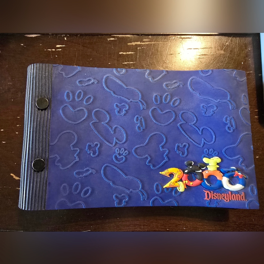 2000 Vintage Disney Embossed Blue Character Photo Album